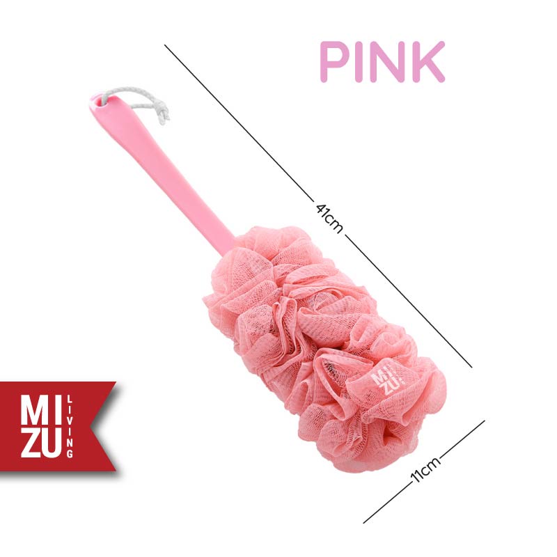 MIZU BAKSURA Back Scrubber Loofah Sikat Mandi Punggung Spon Gagang Panjang