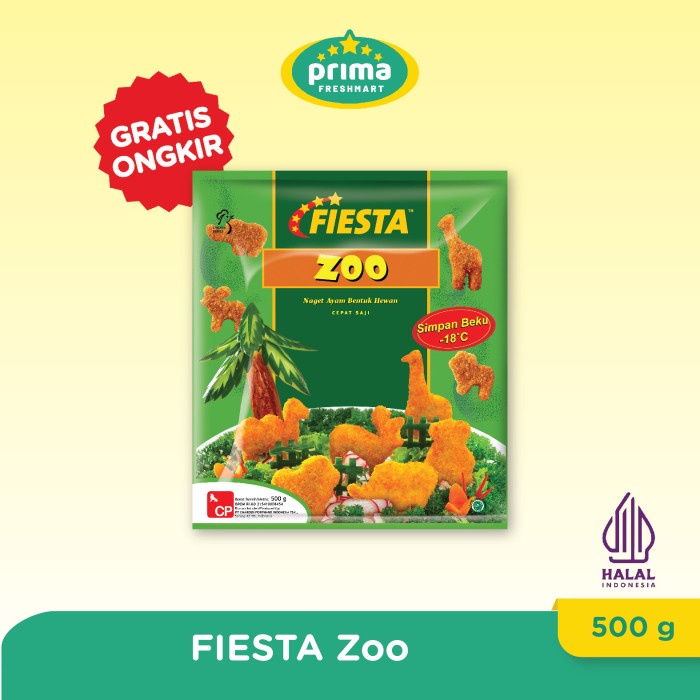 

⭐BISA COD⭐ Fiesta Paket Nugget Zoo Makanan Instan 500 G (2 Pcs)