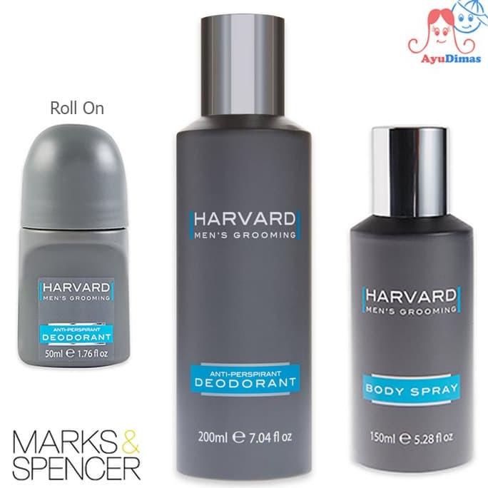 (BISA COD) Marks & Spencer HARVARD Anti Perspirant / Roll On Deodorant/Body Spray