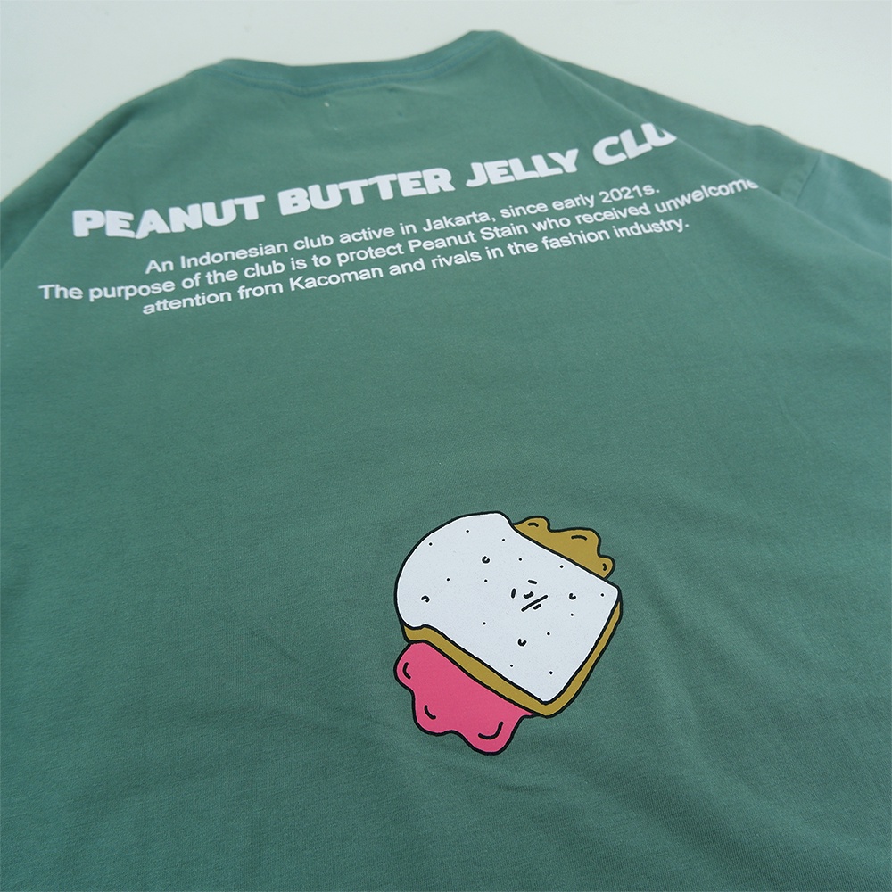 PEANUT STAIN - PBJC Viridian Oversized Tshirt