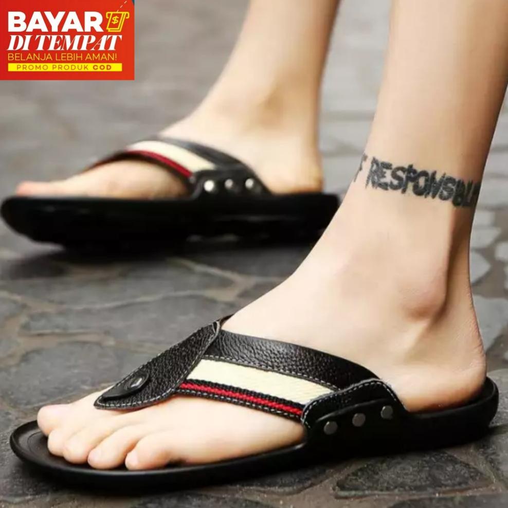 ✈ Sandal Jepit Pria Terlaris - LUTTON ゟ