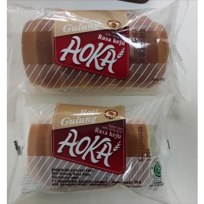 AOKA roti gulung rasa keju