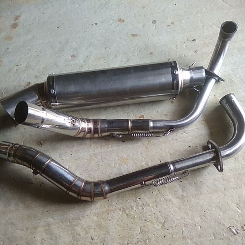knalpot custom inlet 38 model Thailand beat fi Mio Vario Scoopy nmax aerox