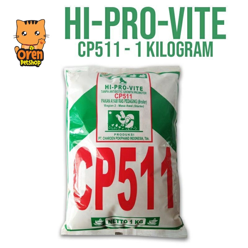 Jual Pur Pakan Ayam Pedaging 511 CP511 Hiprovite Charoen Pokphand ...