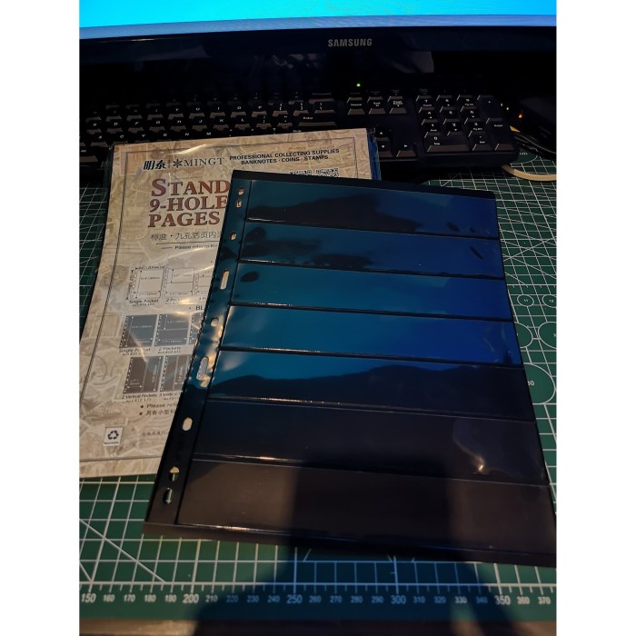 

✨NEW✨ - Refill Album Perangko MINGT 7 baris - Per Pak isi 5 lembar bolak balik