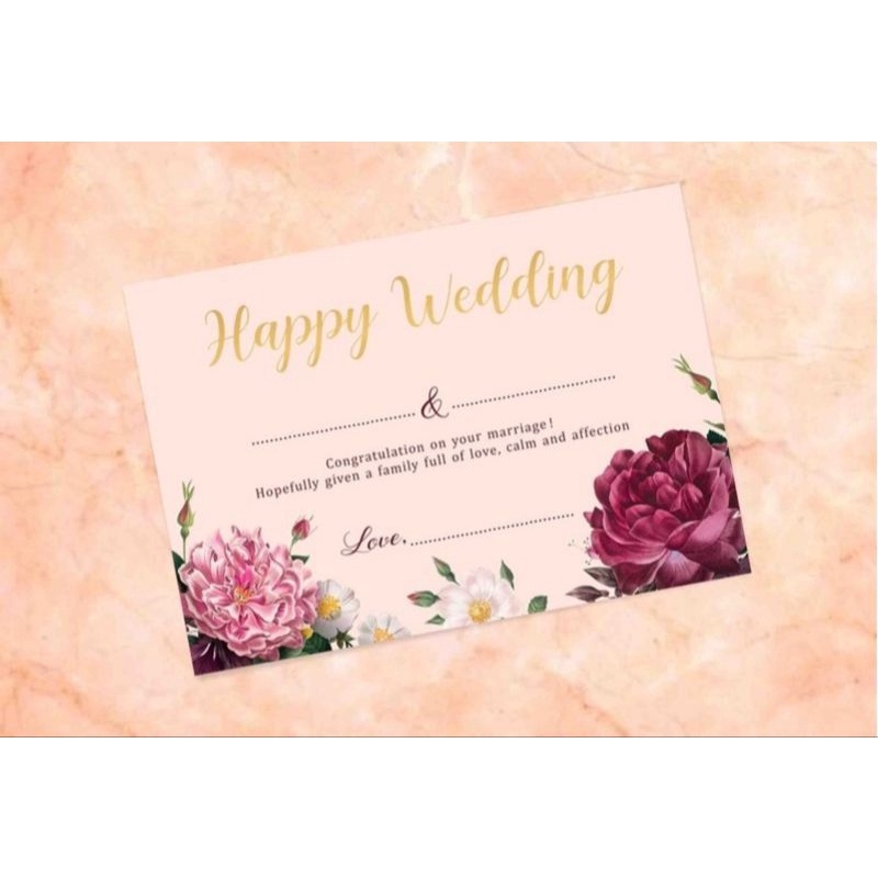 Jual kartu ucapan wedding/happy wedding gift card/greeting cards
