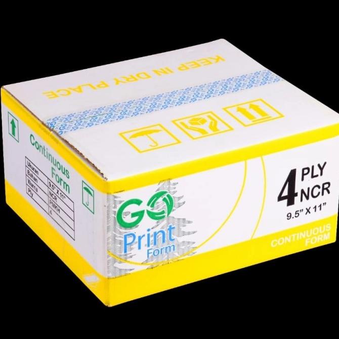 

Continuous Form 9,5 x 11 4 ply NCR ( Bisa request bagi 2)