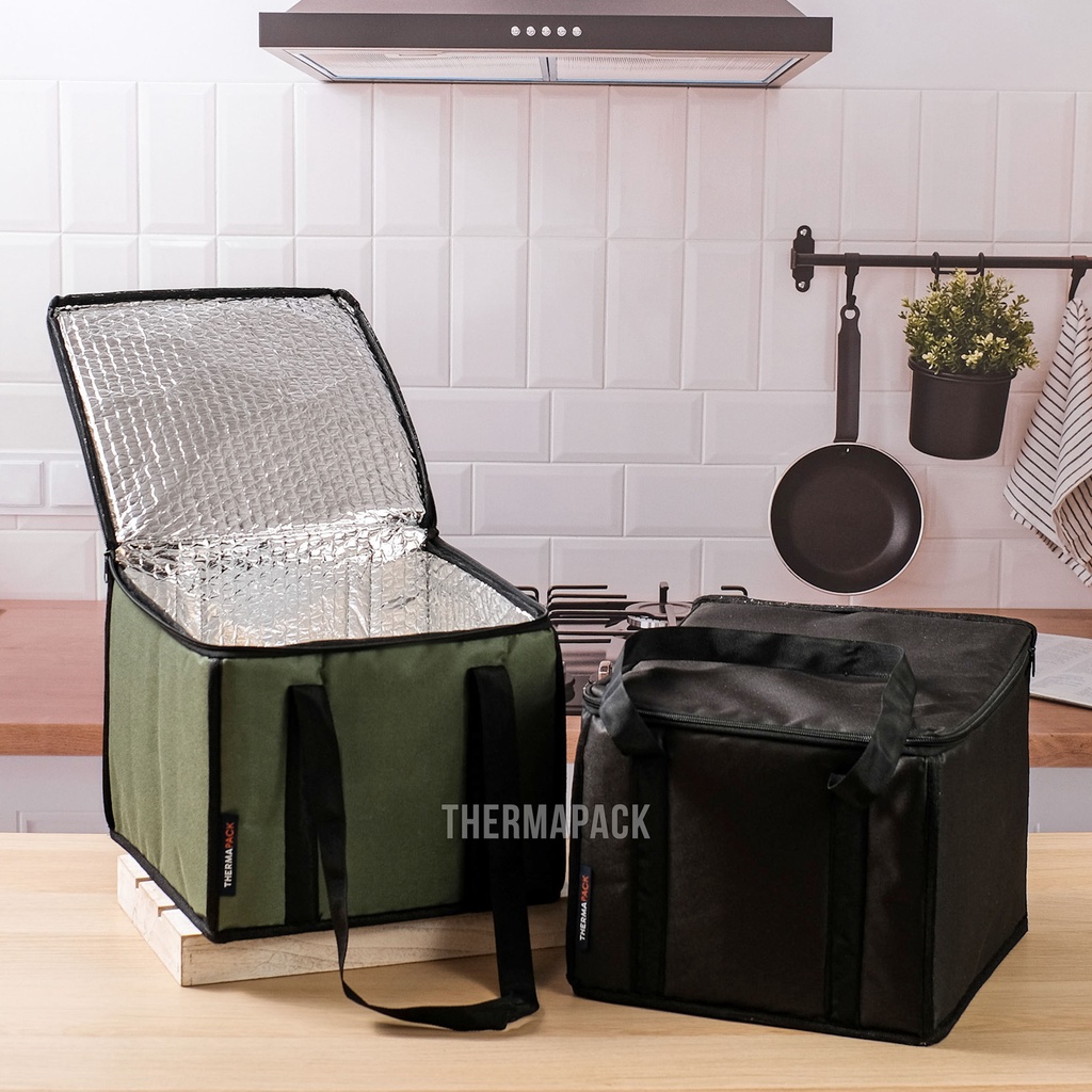 ThermaPack PREMIUM CAKE THERMAL BAG | Tas Bekal Aluminium | Lunch Bag