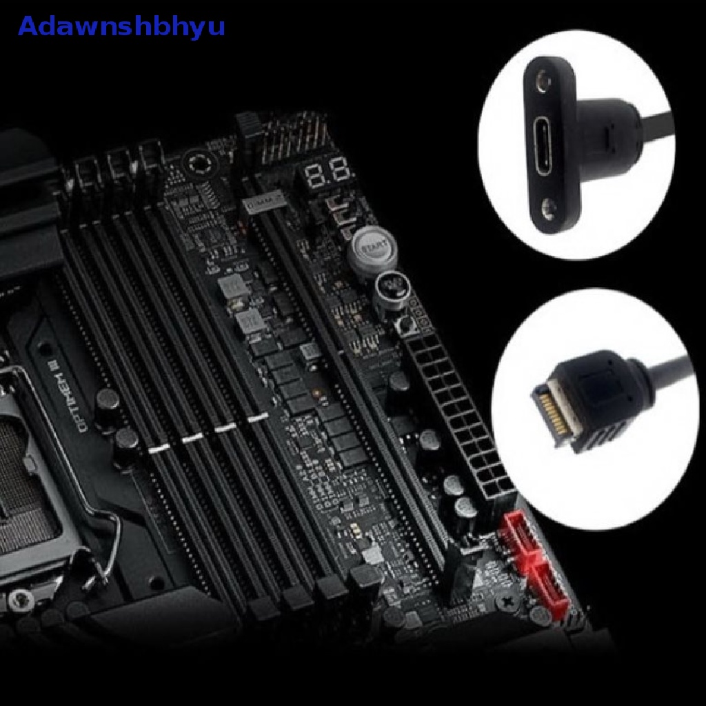 Header Internal Adhyu USB 3.0 Ke 3.1/3.2 C Riser Connector motherboard pc converter ID