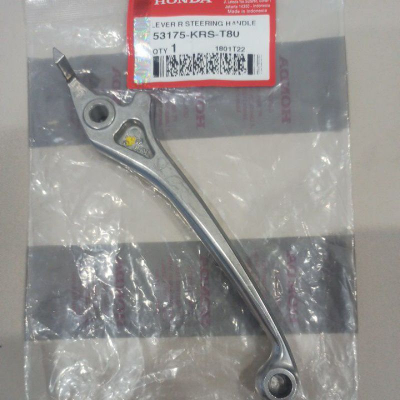 HANDLE REM  KANAN ORIGINAL BEAT BEAT FI REVO SUPRA KARISMA SUPRA X 125 ASLI AHM PARTS 53175-KRS-T80