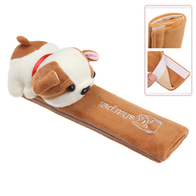 2buah Sabuk Pengaman Mobil Lembut Pelindung Bahu Kartun Lucu Pelindung Bahu Anak safety belt protector