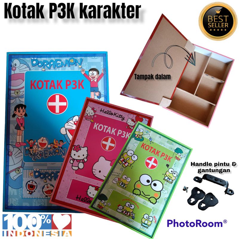 TEMPAT PENYIMPANAN OBAT KOTAK P3K KARAKTER