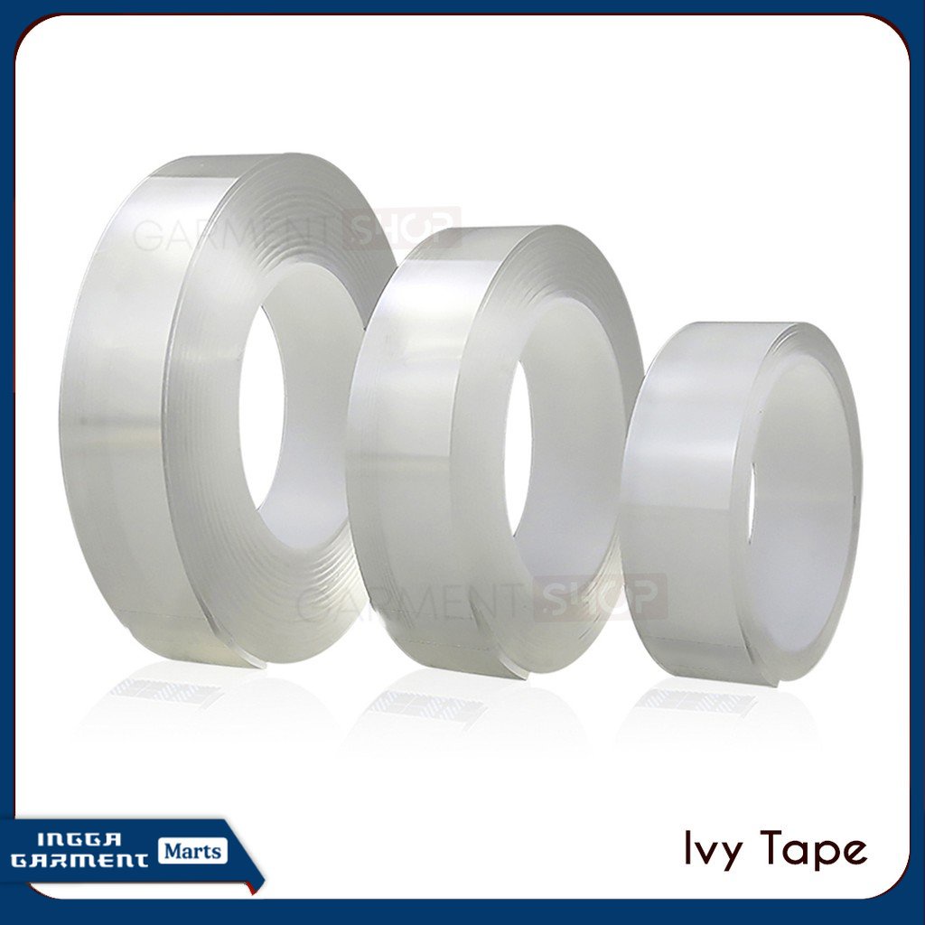

Ivy Grip Tape Reusable Double Tape Multifungsi Adhesive Nano Tape