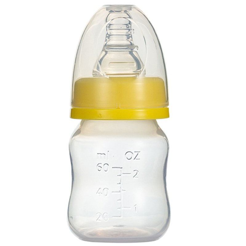 Mary Lightweight Baby Bottle 60ml Botol Menyusui Bayi Botol Susu Tempat Makan Newborn