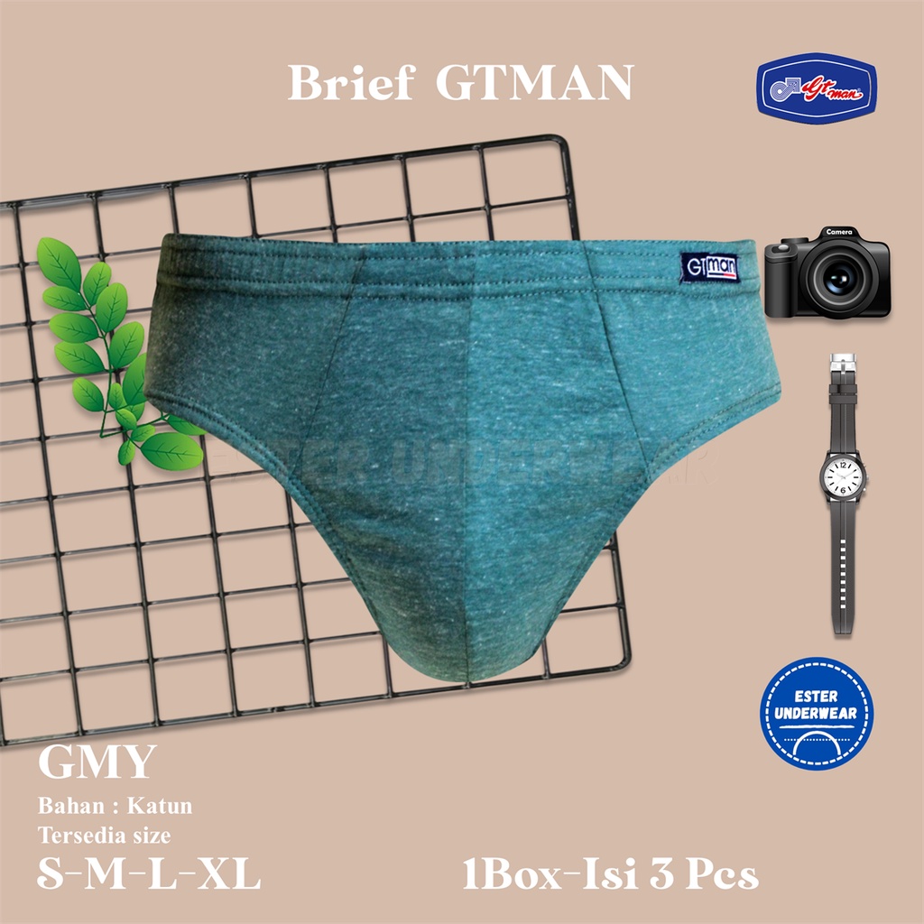 CELANA PRIA DEWASA GTMAN GMY ISI 3 PCS KUALITAS BAGUS NYAMAN DIPAKAI
