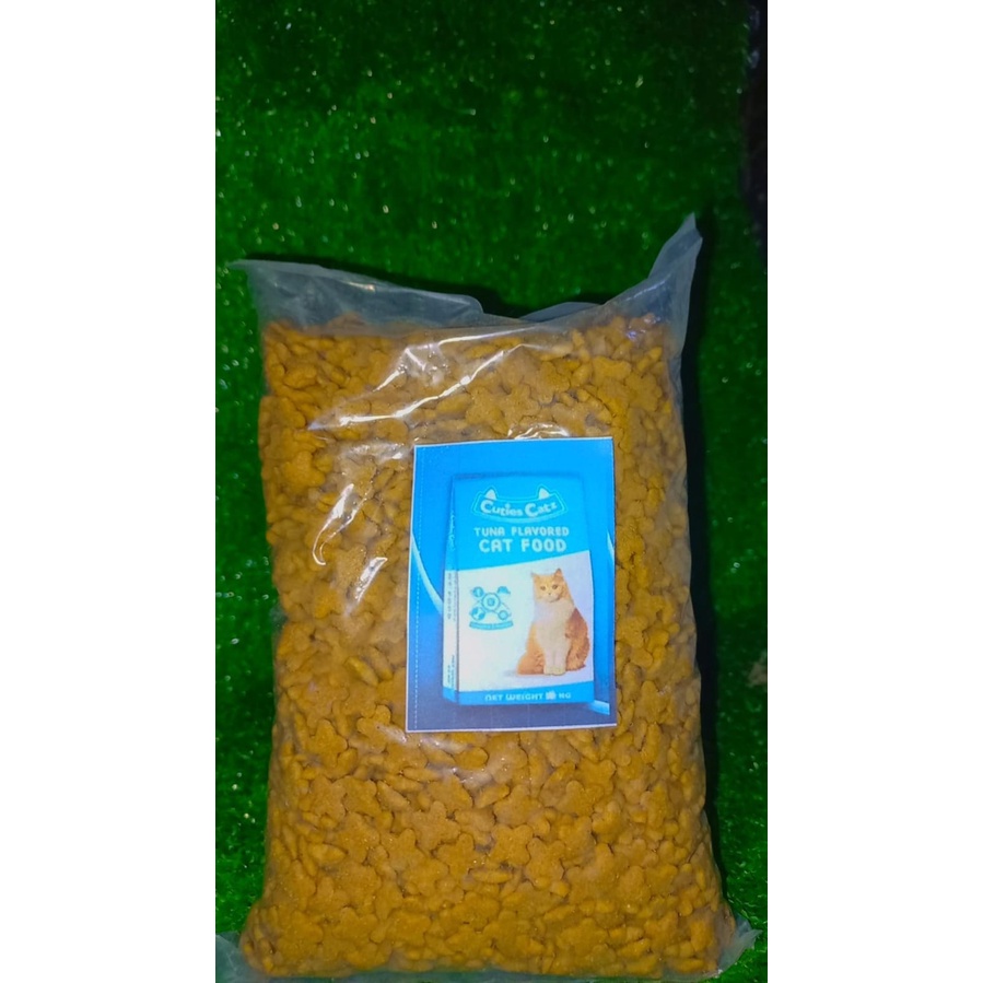 Cuties cuttiez cat dry food makanan kucing kering rasa Tuna repack 500gram