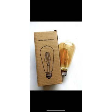 lampu cafe meiwa / lampu filamen 4watt / lampu cafe lED cahaya kuning