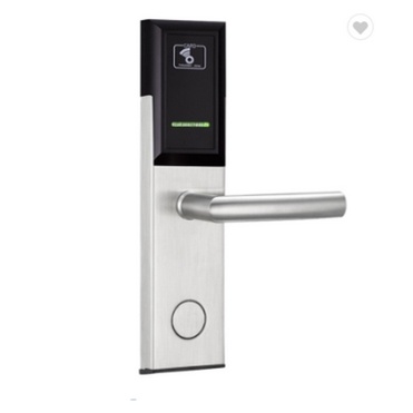 Door Lock With Card H1053 - SILVER [RIGHT]