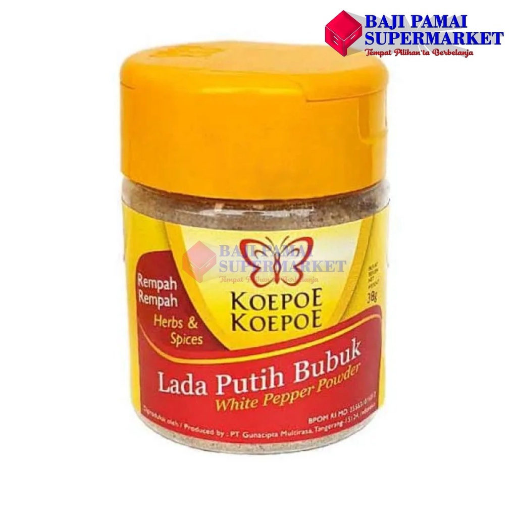 

Koepoe Koepoe Lada Putih Bubuk 38gr