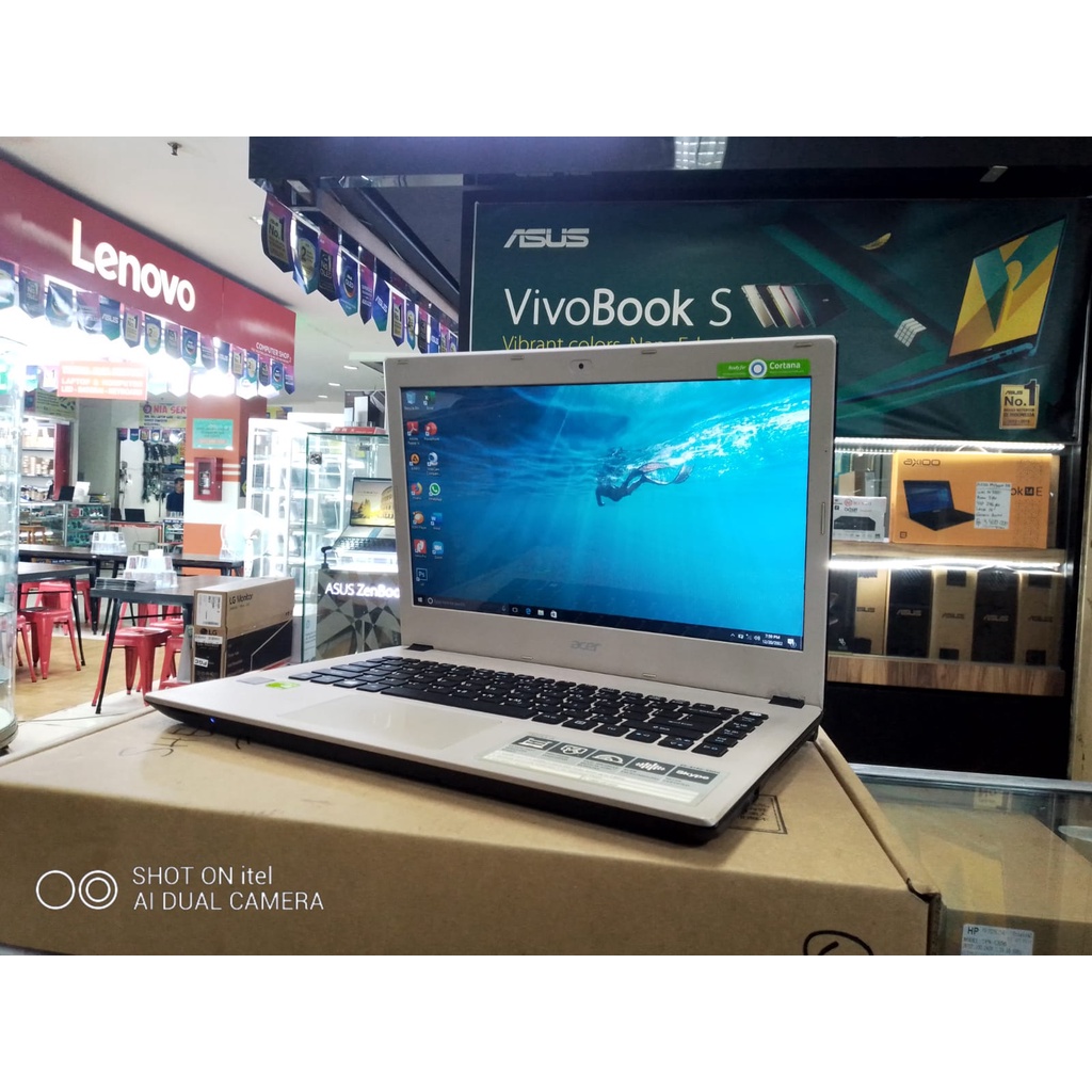 LAPTOP LEPTOP ACER CORE I5 GEN6 RAM 4GB HDD 1000 GB 14 INCH VGA NVIDA 2GB WINDOWS10 SIAP PAKAI