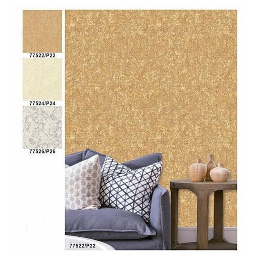 Wallpaper Dinding Polos Tekstur Gold Cream Putih