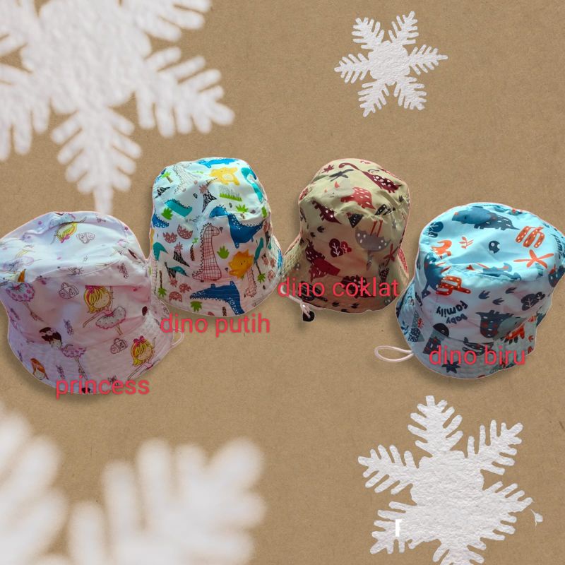 Topi BUCKET Motif full Print