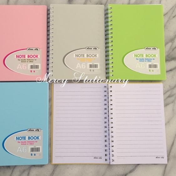 

➾ Note Book Spiral A6 Warna Pastel - Notebook A6 - Soft Colour ↚