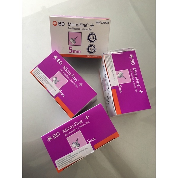 Bd Micro-Fine 5mm + Pen Needles perbox