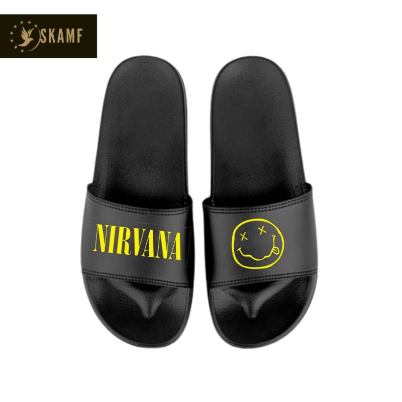 SANDAL SLIP ON | SENDAL | NIRVANA | SENDAL BEST SELLER | SLIP ON PRIA WANITA UNISEX | SANDAL SLIDE S