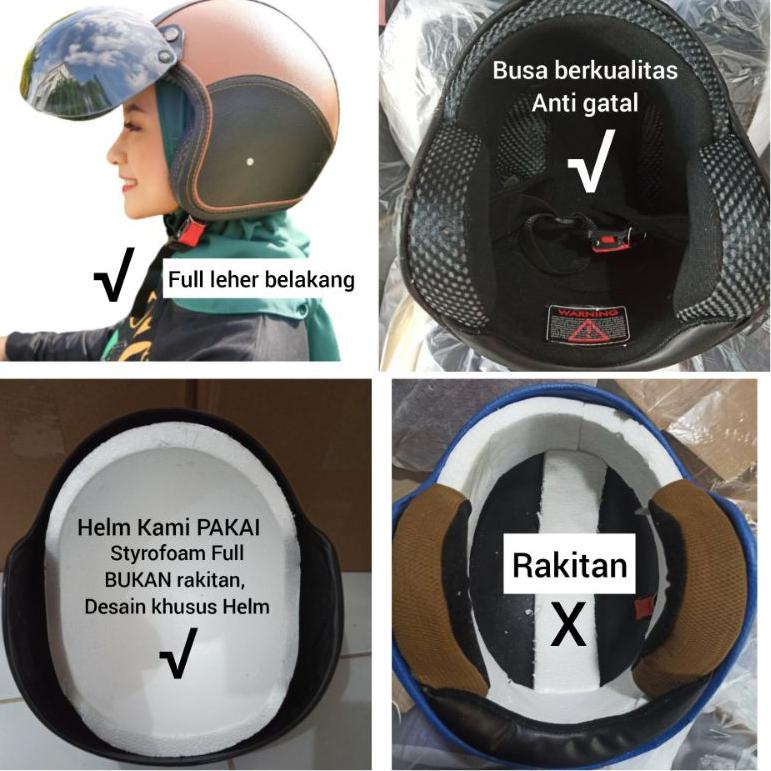 ↘ Helm Bogo Retro Pink, Helm Bogo Perempuan, Helm Bogo Kulit, Helm Bogo SNI Terbaru, Helm Murah Kuli