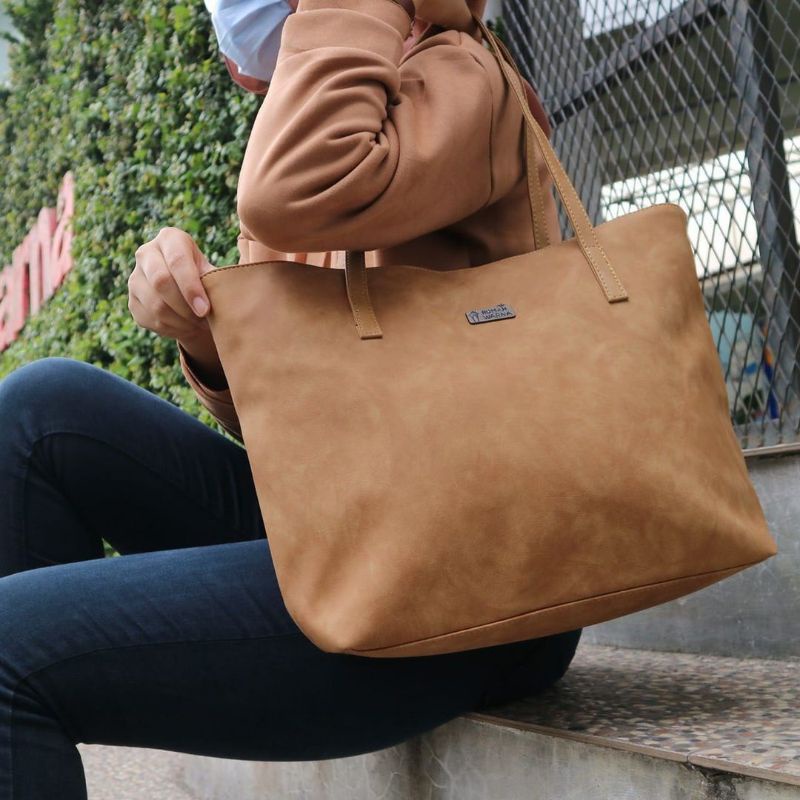 Totebag Ahza Caramel Rumah Warna