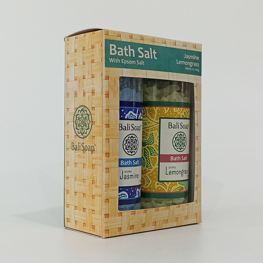 Box Set Bath Salt Jasmine - Lemongrass