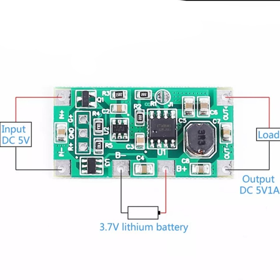 modul ups 5v dengan baterai 18650 / power supply emergency mati lampu / UPS DC 5VOLT