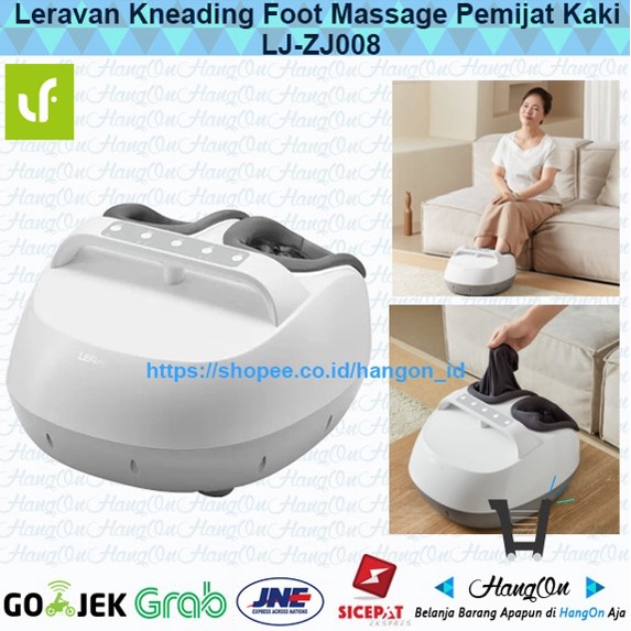 Leravan LF Levan Kneading Foot Massage Alat Pemijat Pijat Kaki Massager LJ-ZJ008 Xiaomi Pijatan Kuat Dipijat 3 Mode Kecepatan Air Pressure All Size