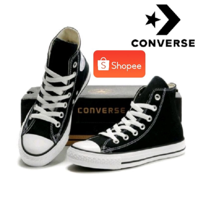 SEPATU SNEAKERS HITAM PUTIH SEPATU SEKOLAH HITAM PUTIH ALLSTAR SEKOLAH