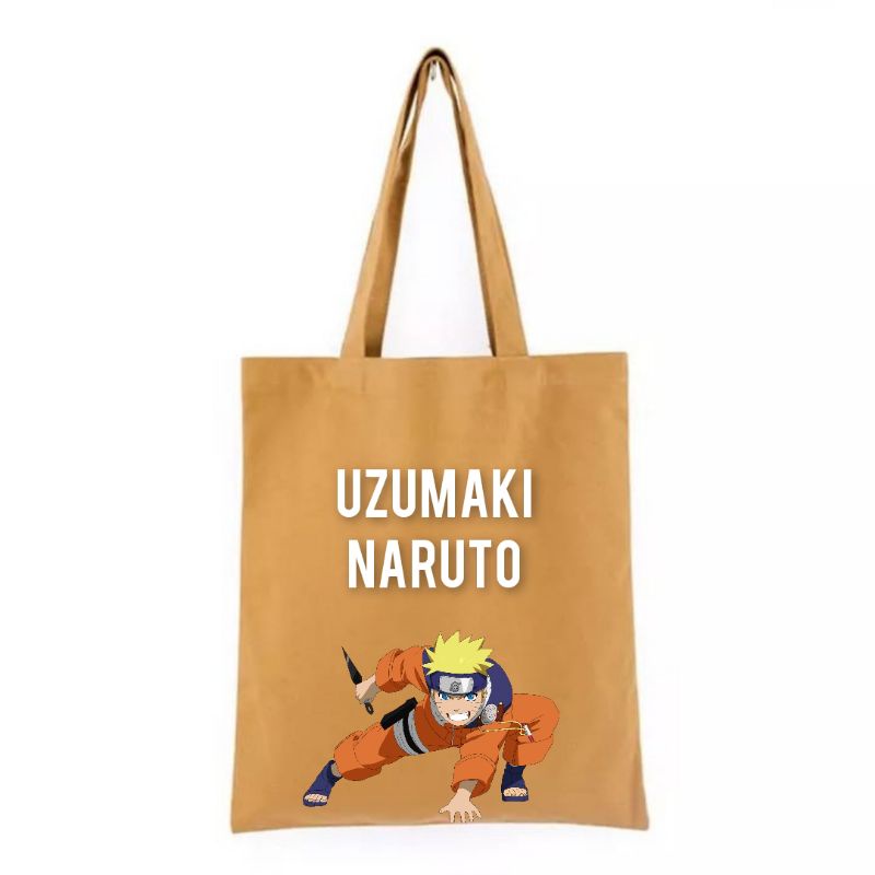 TOTEBAG TOTE BAG RESLETING TERMURAH /TOTEBAG  KANVAS UZUMAKI NARUTO CANVAS TERMURAH