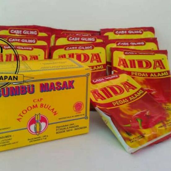 

SALE!!Paket Bubuk Cabai Aida Dan Bumbu Atom Bulan|KD6