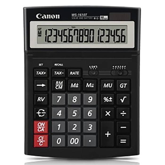 

CANON WS-1610T KALKULATOR 16 DIGIT #ORIGINAL
