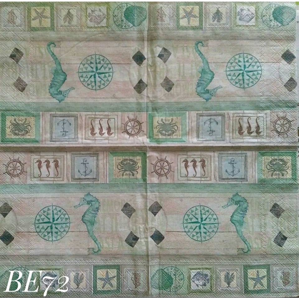 

Napkin Euro Beach BE72/ Tissue Decoupage