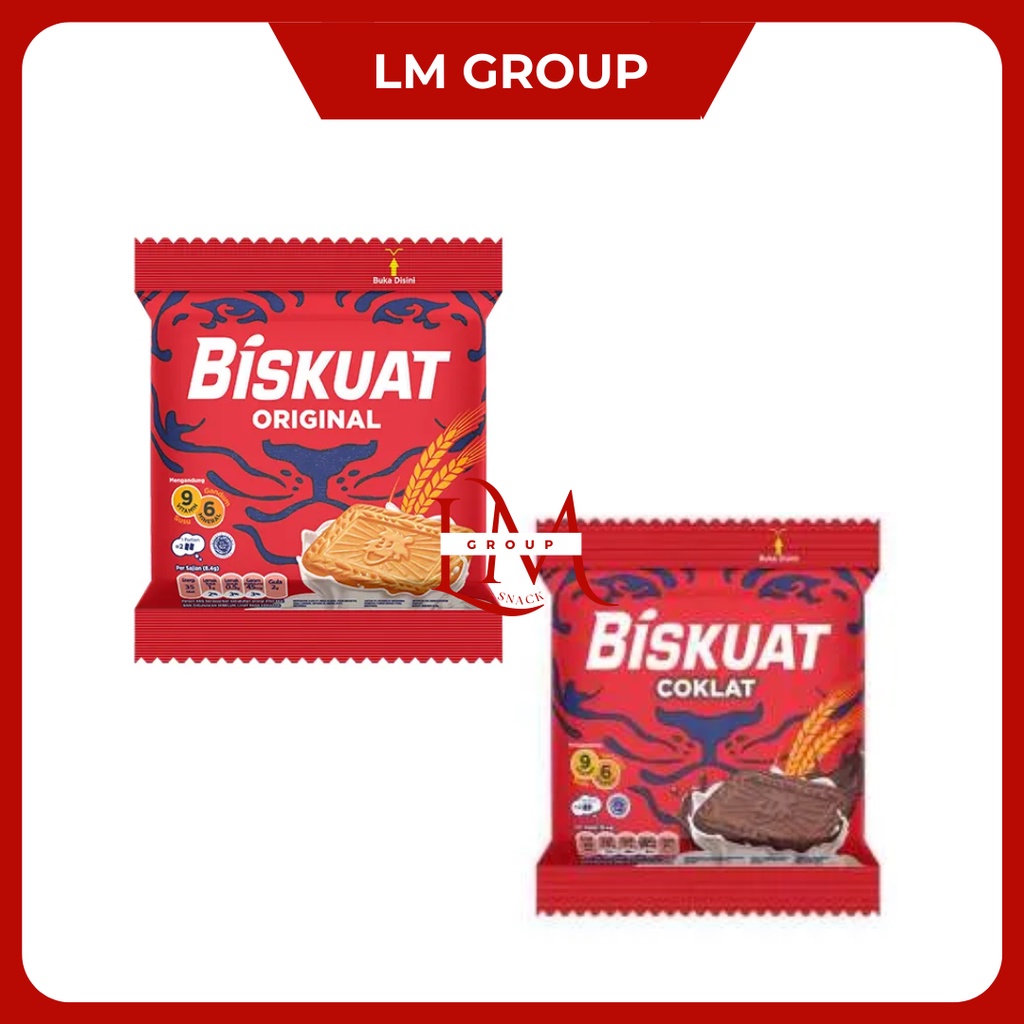 Biskuat 1000 Cokelat/Original 1 Pack Isi 20 pcs