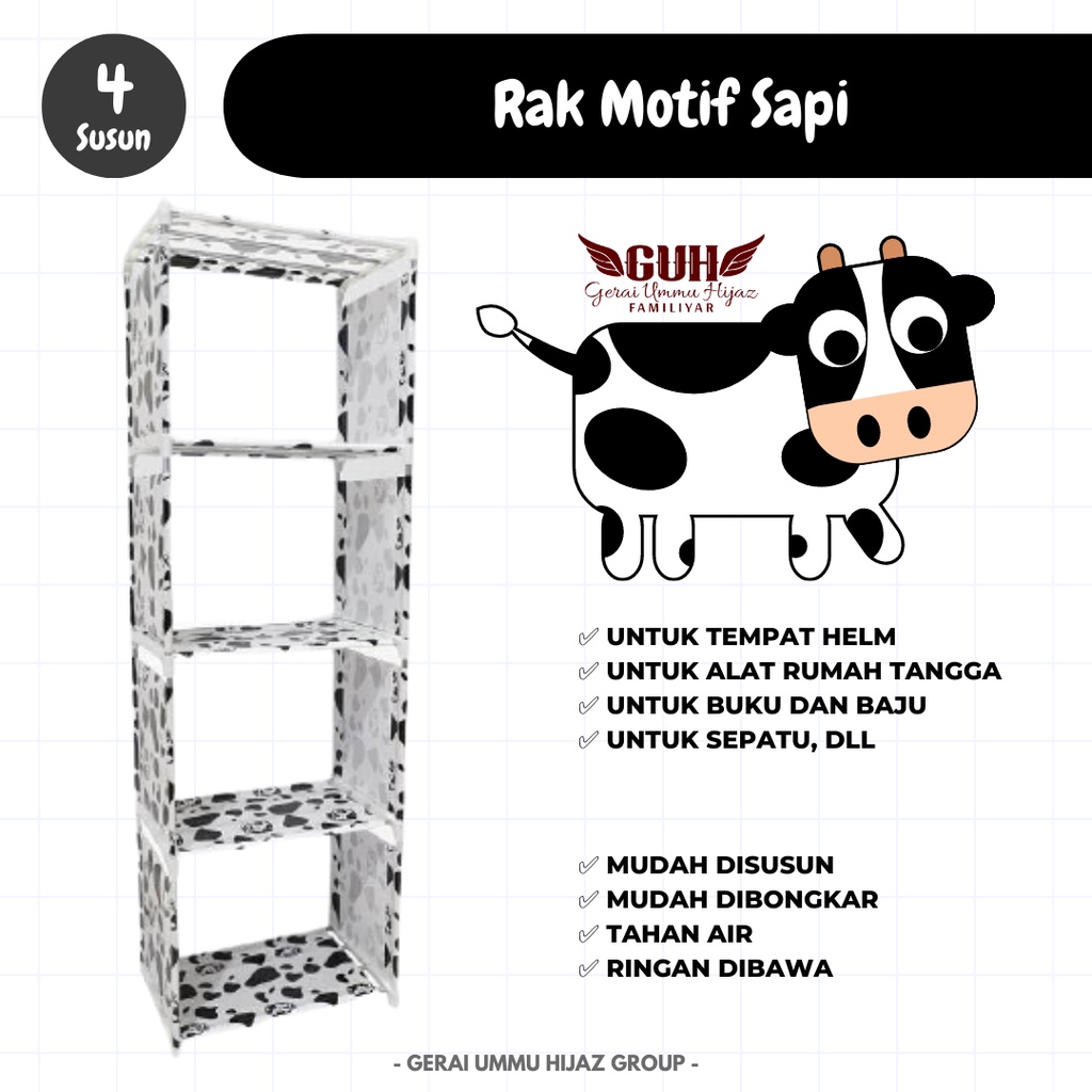 REKOMENDASI Rak Helm Lemari Helm Tempat Helem Rak" Helm Lemari Serbaguna - CowMilk Helmet