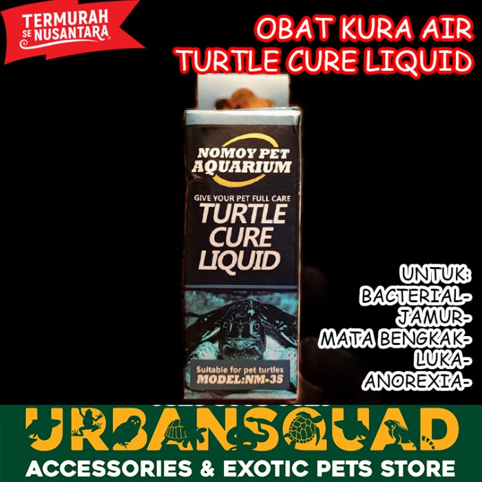 OBAT KURA AIR NM-35 BRAZIL DAMER DBT TURTLE JAMUR MATA BENGKAK LUKA