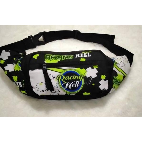 "LSR.11De22ᵂ" Tas Selempang racing hell /Tas Pinggang / Waistbag racing