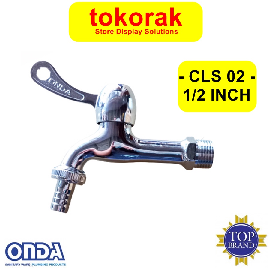 KRAN AIR ONDA CLS 02 1/2&quot; KERAN TEMBOK TAMAN CUCI TANGAN PUTAR