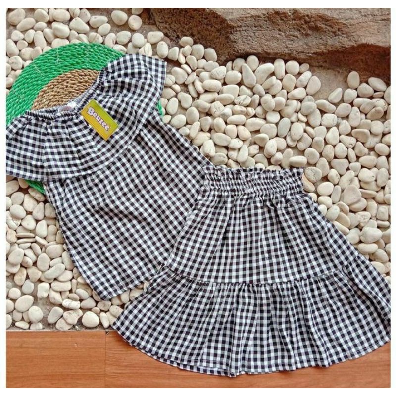 SABRINA SET//SETELAN ANAK PEREMPUAN RAYON