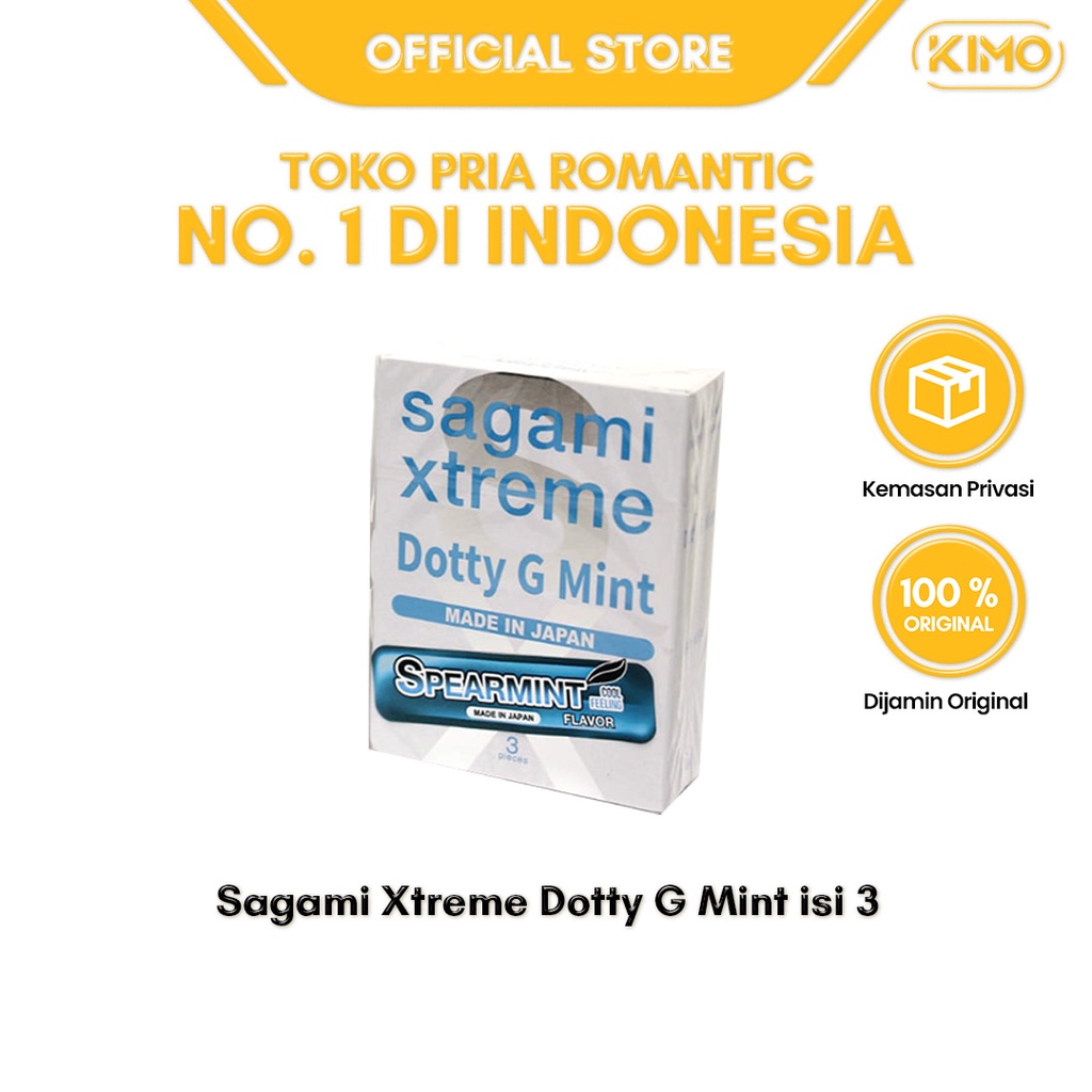 Sagami xtreme dotty g mint - spearmint - isi 3