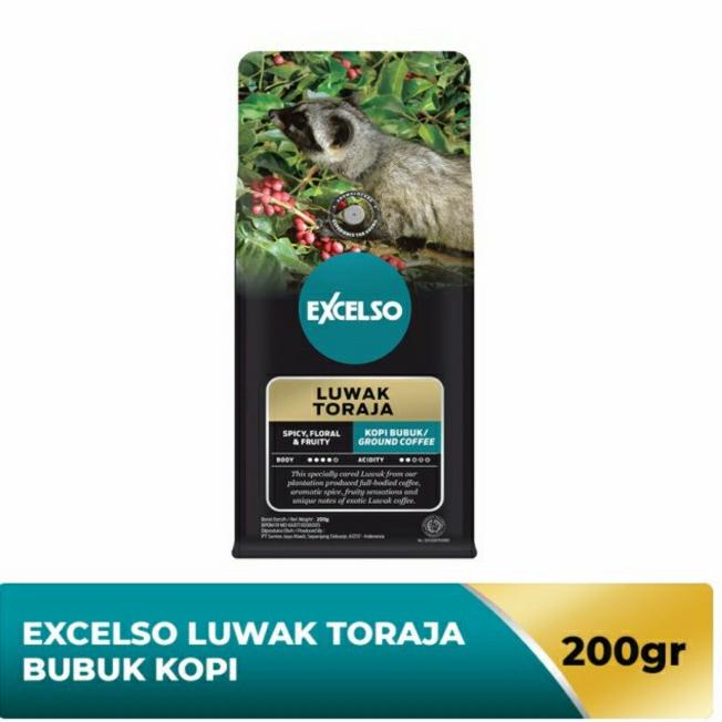 

Excelso Luwak Toraja Bubuk Kopi 200 gr g