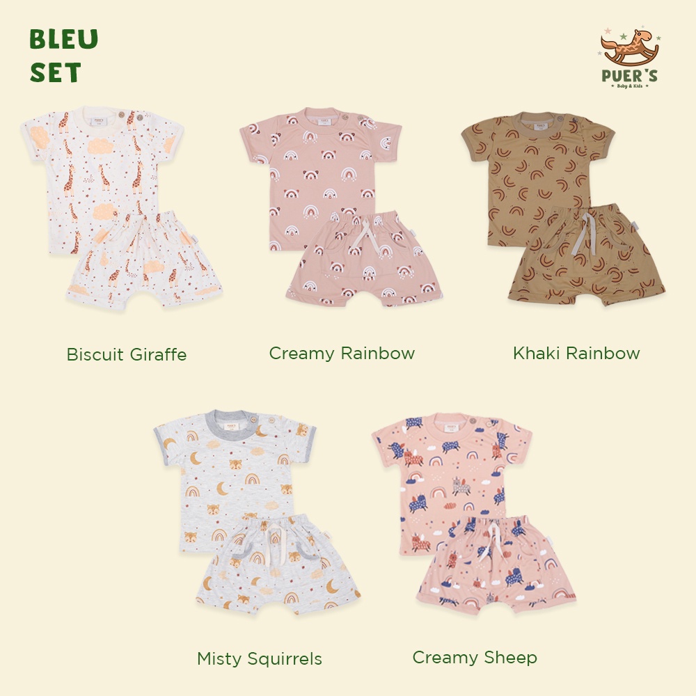 SETELAN BAYI DAN ANAK PUER'S BLEU SET (SETELAN ANAK)