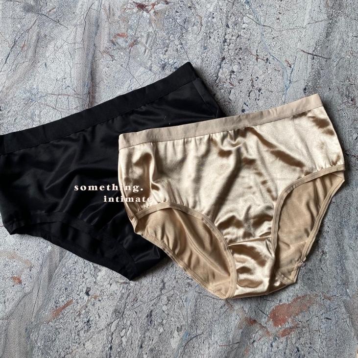 Dijual Murah➘ [50RB ISI 4] Mix Brand Sisa Export Basic Black or Nude Panty Brief / Underwear Panties