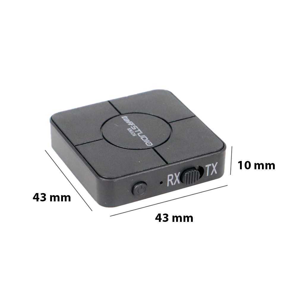 ( 100% BARANG ORI ) TaffSTUDIO 2 in 1 Audio Bluetooth 5.0 Transmitter Receiver 3.5mm - KN326